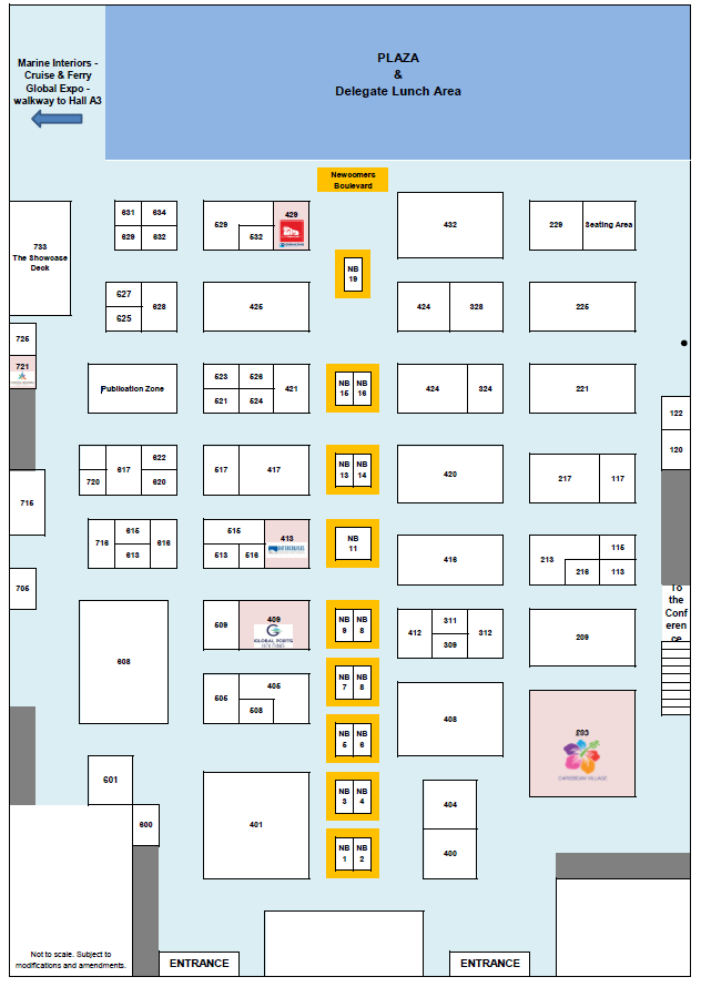 Floor plan - Seatrade